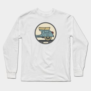 Old vespa motor scooter Long Sleeve T-Shirt